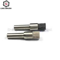 Small Abrasive Wire Polishing and Deburring End Brushes